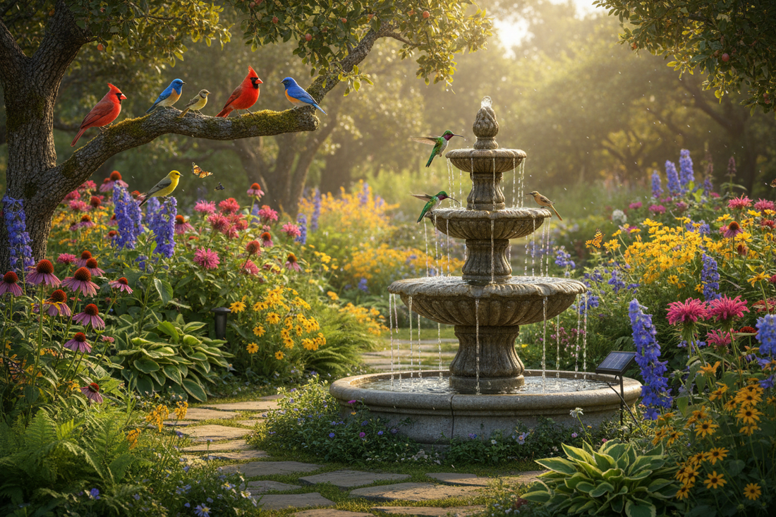 Solar Bird Bath Fountain Guide: Attract Hummingbirds & Songbirds to Your Garden in 2026