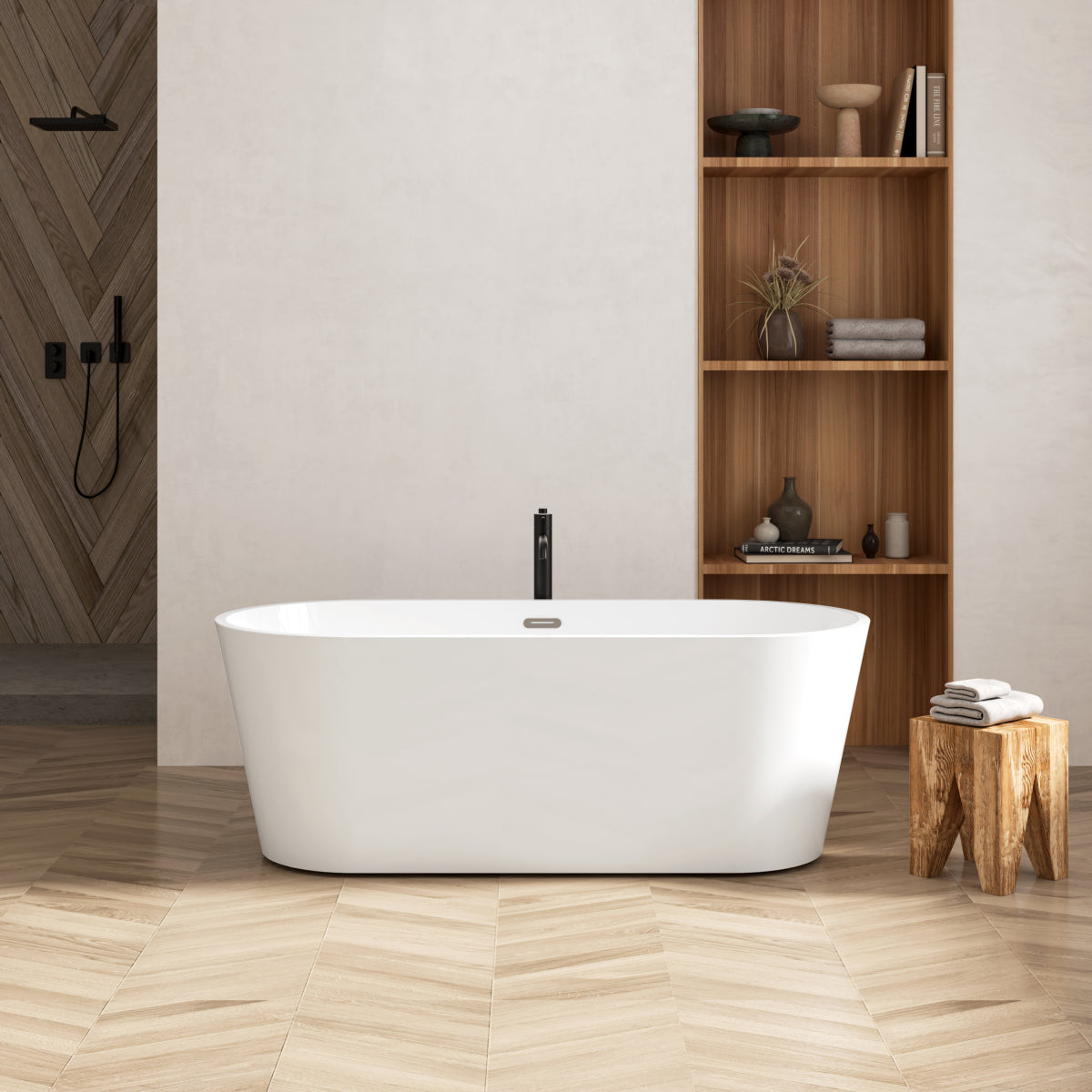 Luxury Modern 67'' Soaking Bathtub