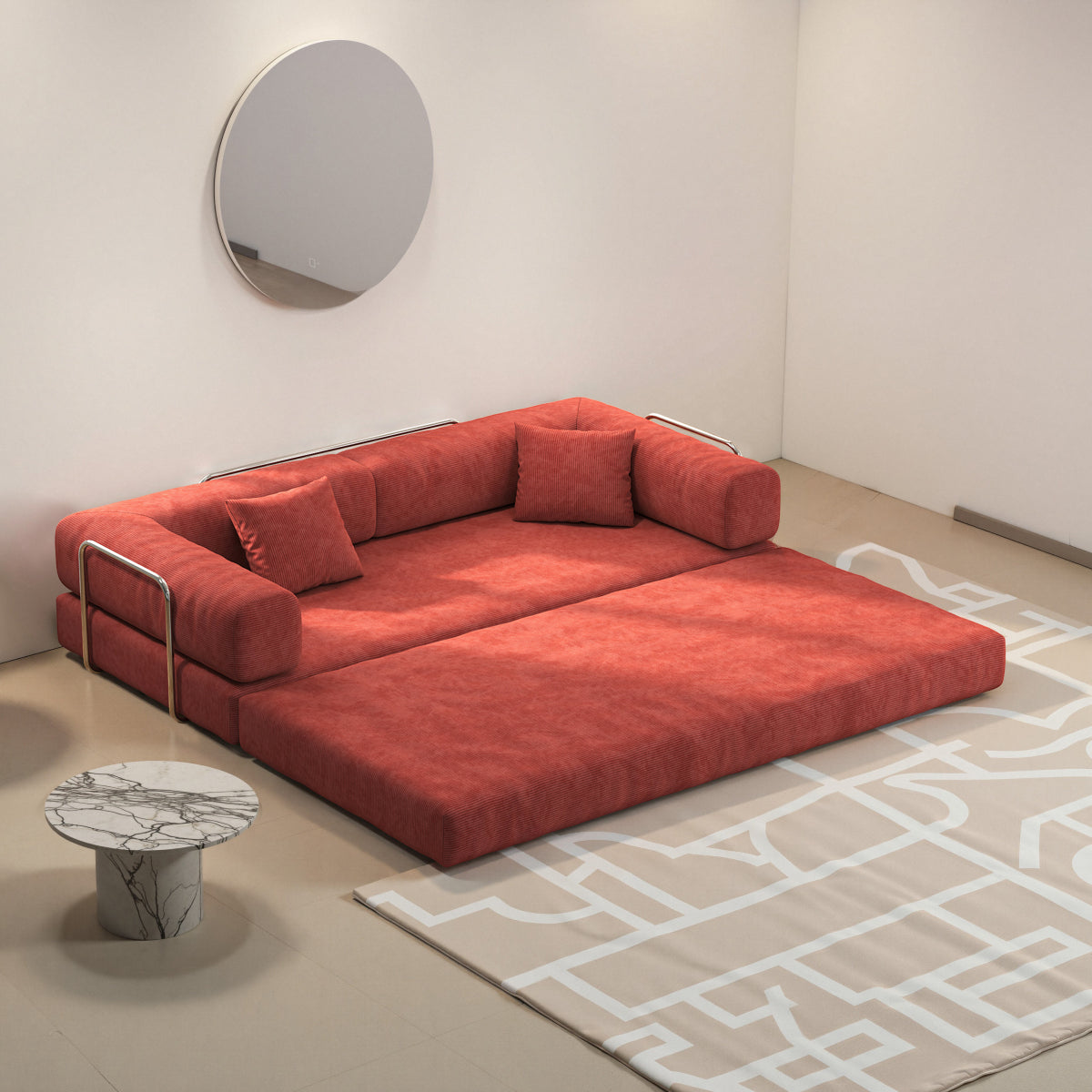 78.8" Modular Sectional Sofa Comfortable Armrest Sofa for Living Room