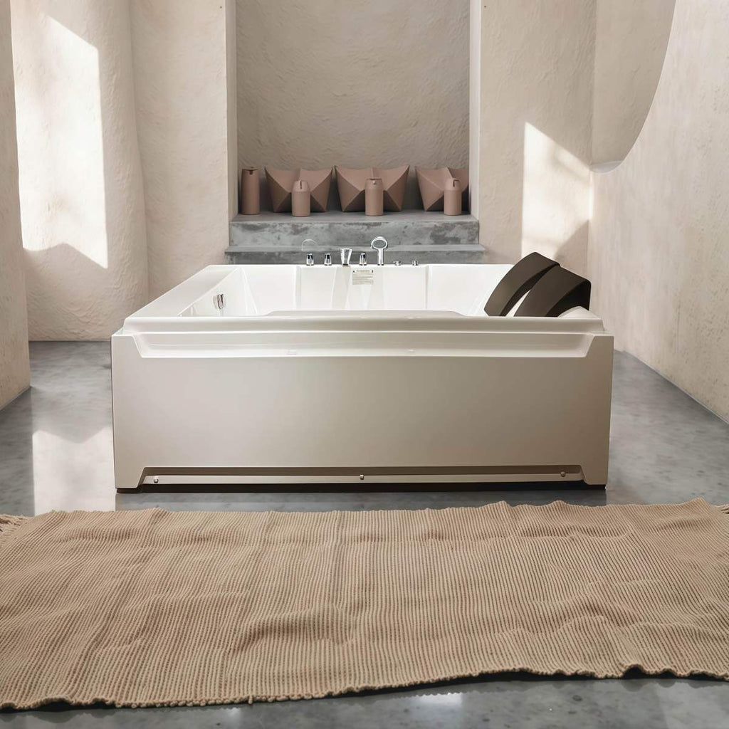 Luxury 2-Person Whirlpool Massage Tub