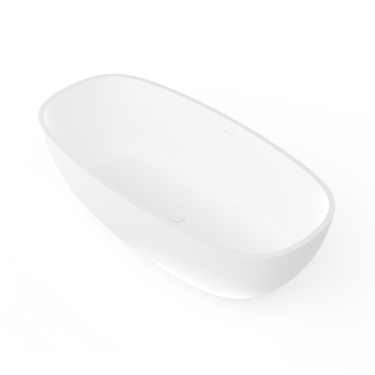 71 inch freestanding solid surface soaking bathtub for bathroom