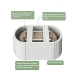 55" Luxury Glossy Soaking Tub