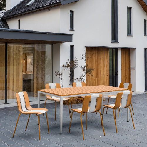 Holiday 4-Pack Modern Striped Chairs