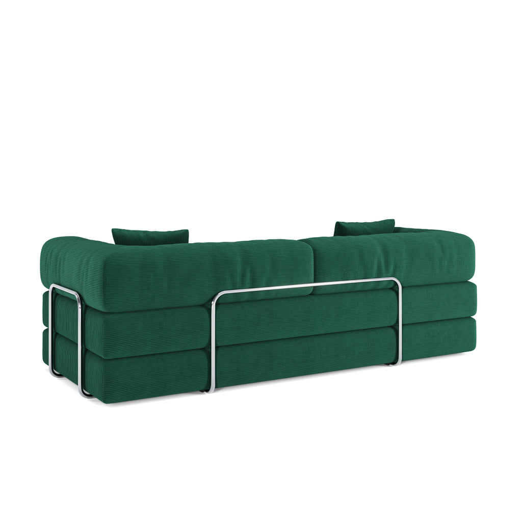 78.8" Modular Sectional Sofa, Convertible Pudding Block Sofa Bed for Living Room