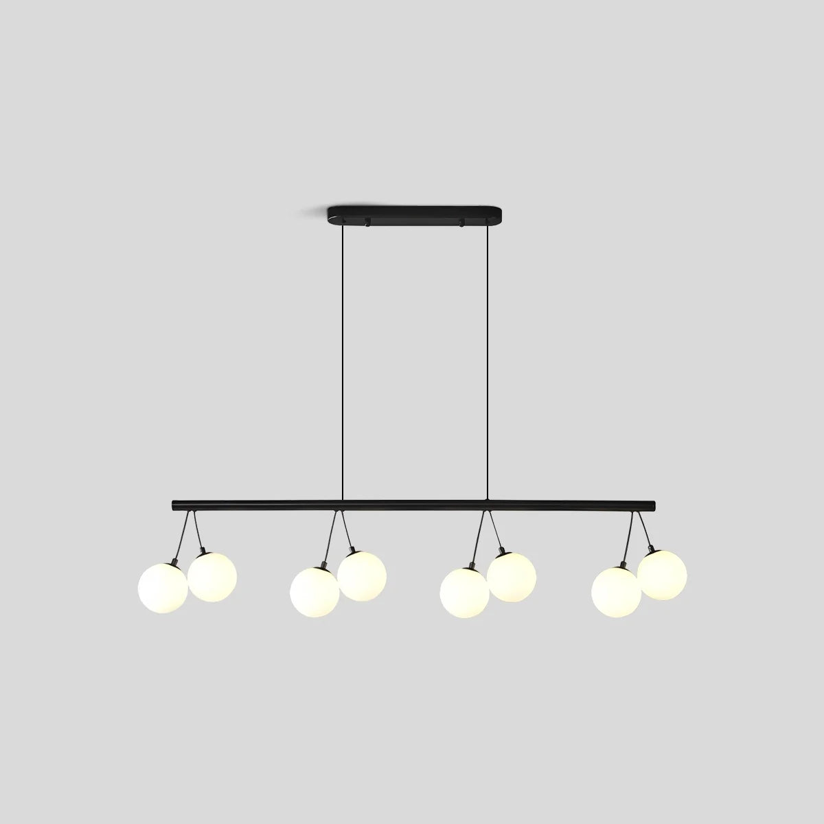 Valentina Nordic LED Glass Ball Chandelier