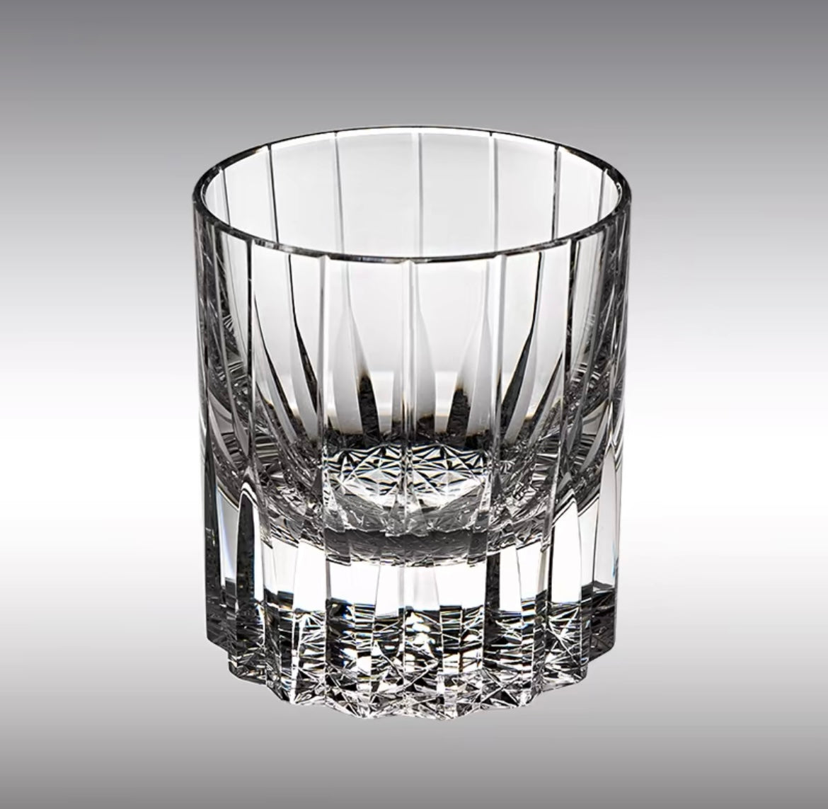 Edo Kiriko Starburst Crystal Whiskey Glass
