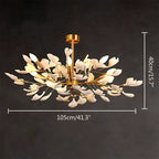 Gingko Chandelier-A for Bedroom Living Room