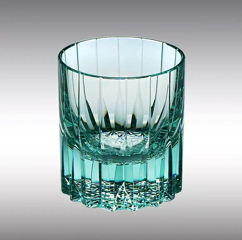 Edo Kiriko Starburst Crystal Whiskey Glass