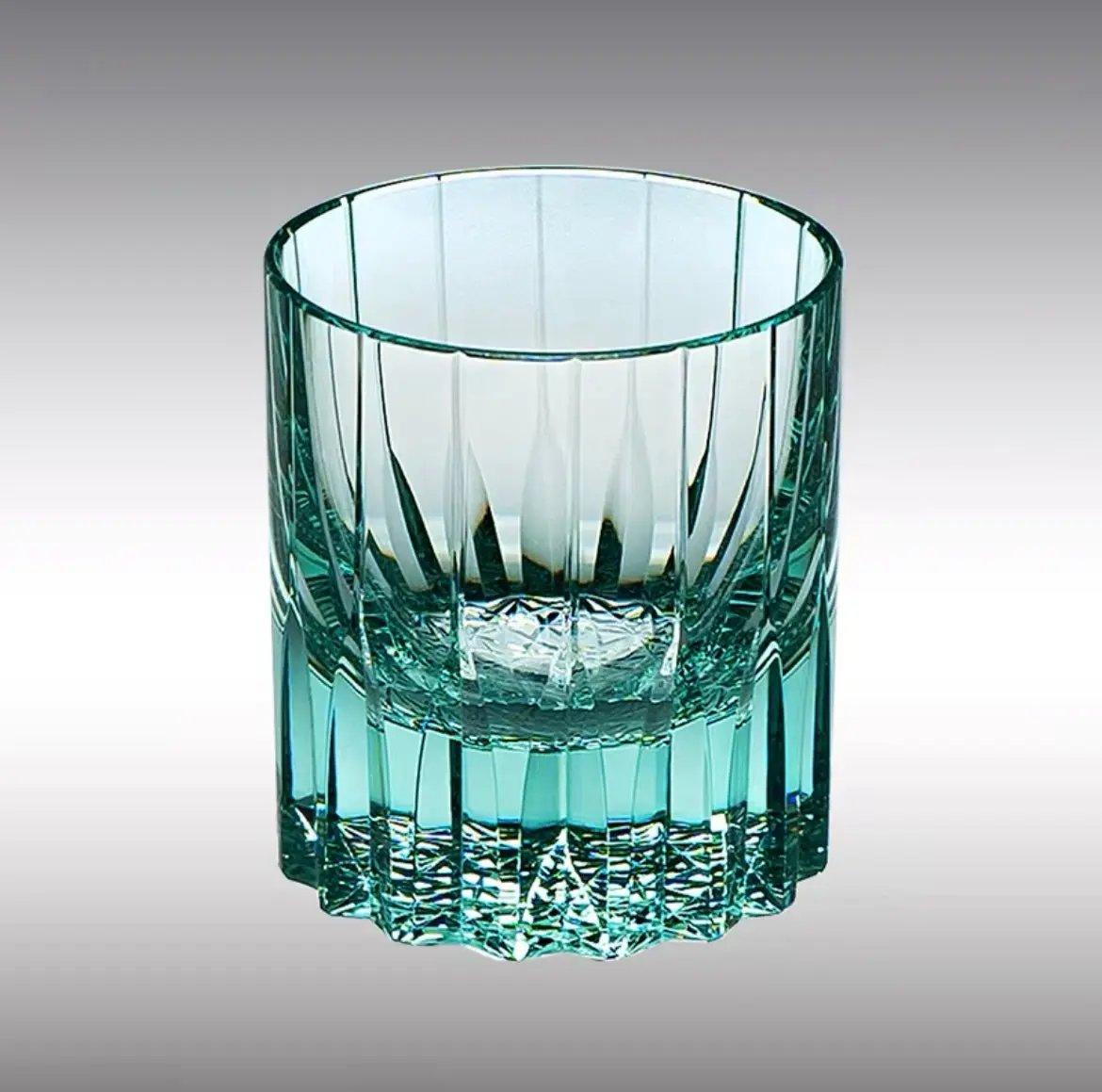 Edo Kiriko Starburst Crystal Whiskey Glass