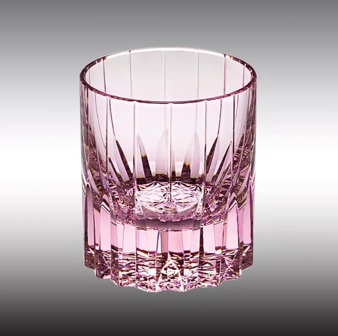 Edo Kiriko Starburst Crystal Whiskey Glass