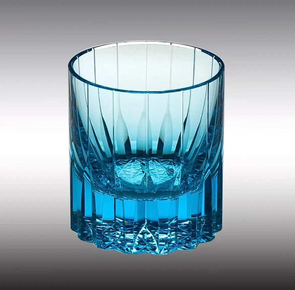 Edo Kiriko Starburst Crystal Whiskey Glass