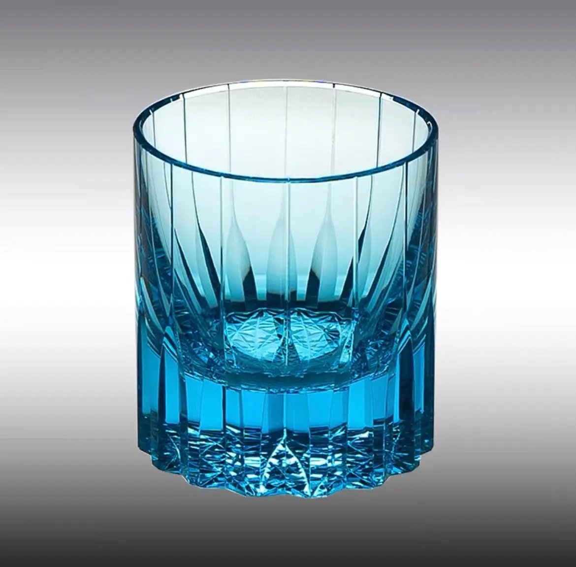 Edo Kiriko Starburst Crystal Whiskey Glass