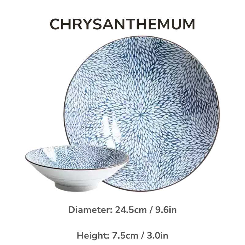 Showa Seito Cone Shaped Ramen Bowl