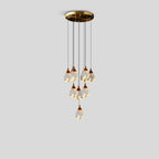 Rock Crystal Rain Chandelier for Living Room