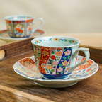 Mino Ware Ko-Imari Coffee Cup Gift Set