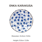 Mino Ware Botanical Series Underglaze Salad Plate