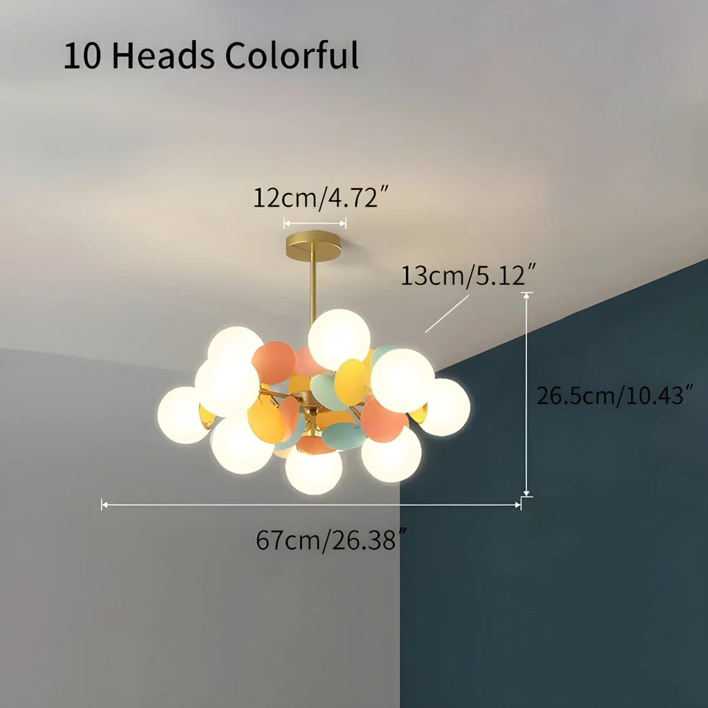 Colorful Flash Modern Chandelier