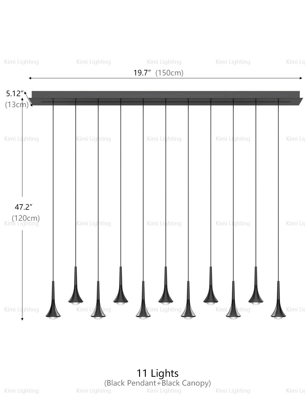 Rain Large Multi-Light Pendant Light