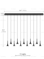 Rain Large Multi-Light Pendant Light