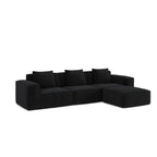 118" Modular Sofa, Convertible to Oversized Sofa Bed