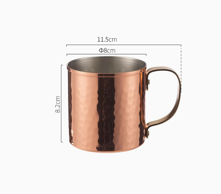 Shimoyama Copper Hammered Pattern Coffee Mug
