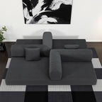 78.8" Modular Sofa, Comfortable Floor Sofa for Living Room