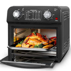 12.5 Quart 7-in-1 1500W Convection Toaster Oven Stainless Steel Black