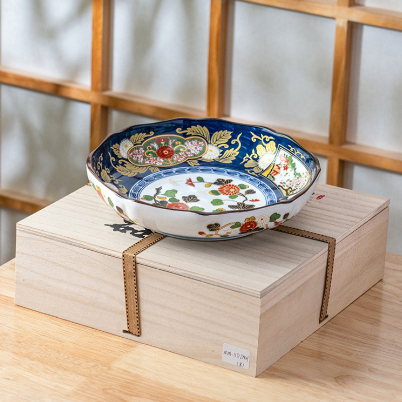 Mino Ware Vintage Ko-Imari Plate Gift Set