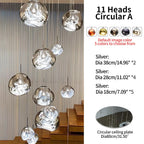 Large Lava Chandelier Customization