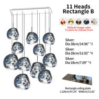 Large Lava Chandelier Customization