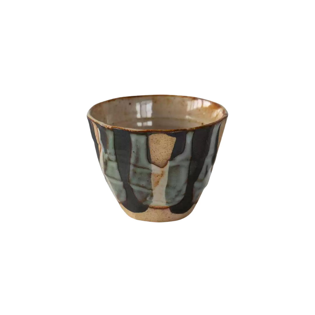 Mino Ware Rustic Ryuun Tokusa Coffee Cup