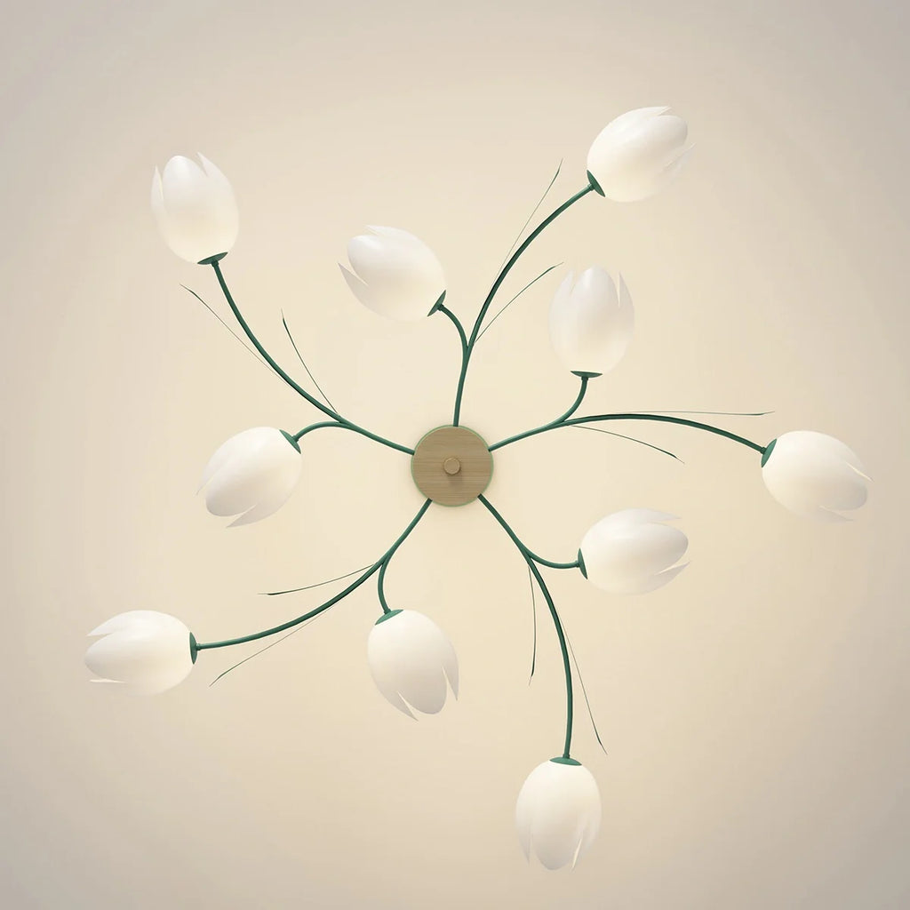 Magnolia Bud Living Room Chandelier