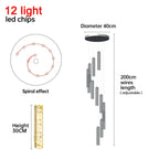 Nordic Crystal LED Chandelier