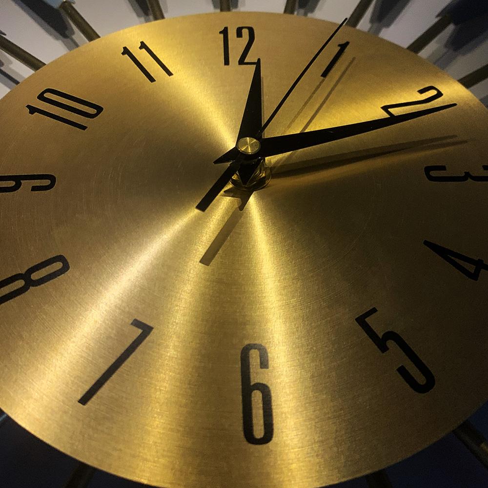 22'' Mid Century Decorative Oversized Clock