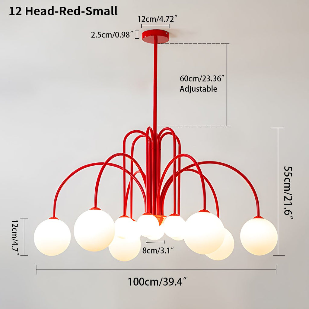 Avi Double Layer Glass Chandelier