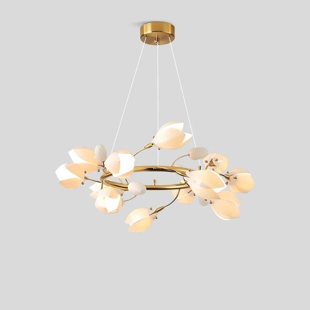 Ceramics Magnolia Chandelier