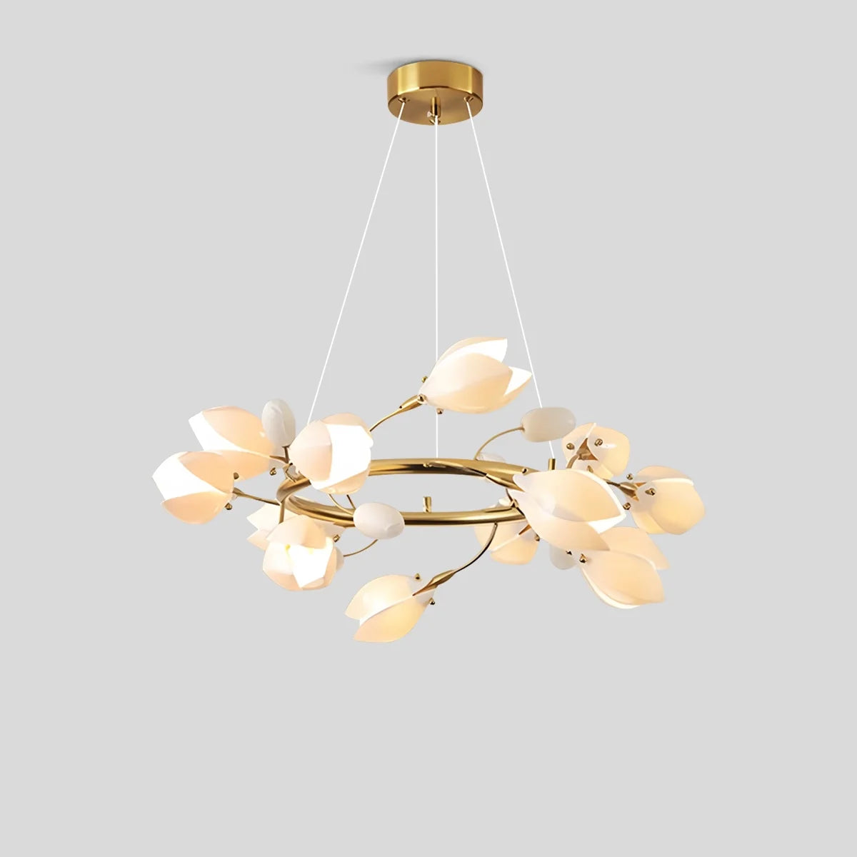 Ceramics Magnolia Chandelier