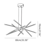 Rotatable LED Chandelier for Living Room