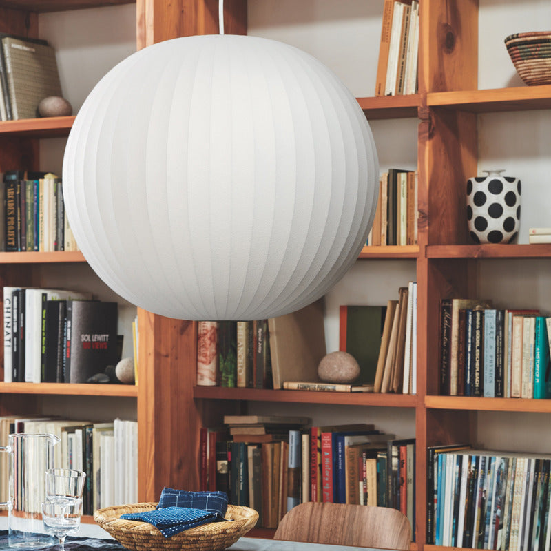 Large: 26.75 in diameter / 120 in Nelson Ball Bubble Pendant Light OPEN BOX