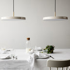 Pearl White / Mini: 12.2 in diameter Asteria Pendant Light OPEN BOX