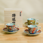 Mino Ware Ko-Imari Coffee Cup Gift Set