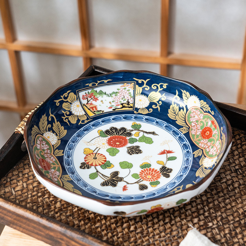 Mino Ware Vintage Ko-Imari Plate Gift Set