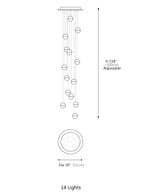 Bubble Glass Pendant Light