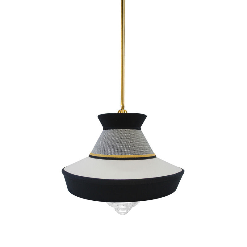Black Patchwork Calypso Guadaloupe Pendant Light OPEN BOX