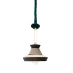 Black Patchwork Calypso Guadaloupe Pendant Light OPEN BOX