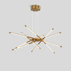 Rotatable LED Chandelier for Living Room
