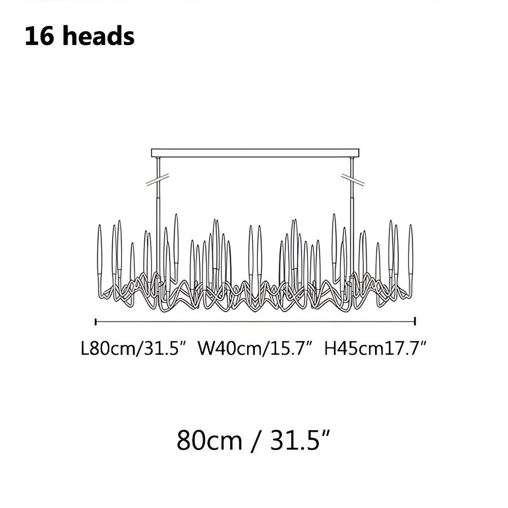 Modern Branch Chandelier & Floor Lamp