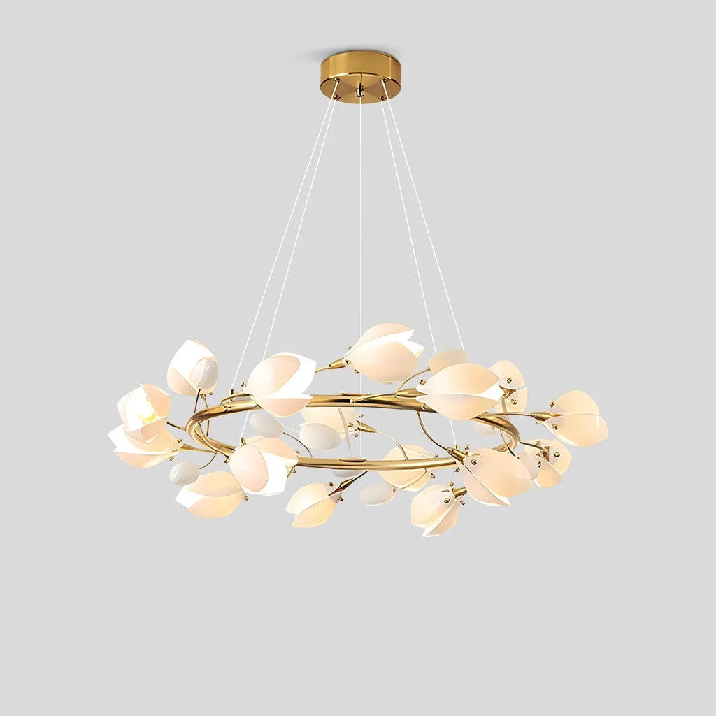 Ceramics Magnolia Chandelier