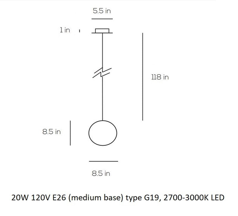 Little Heaven Pendant Light OPEN BOX