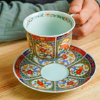 Mino Ware Ko-Imari Coffee Cup Gift Set
